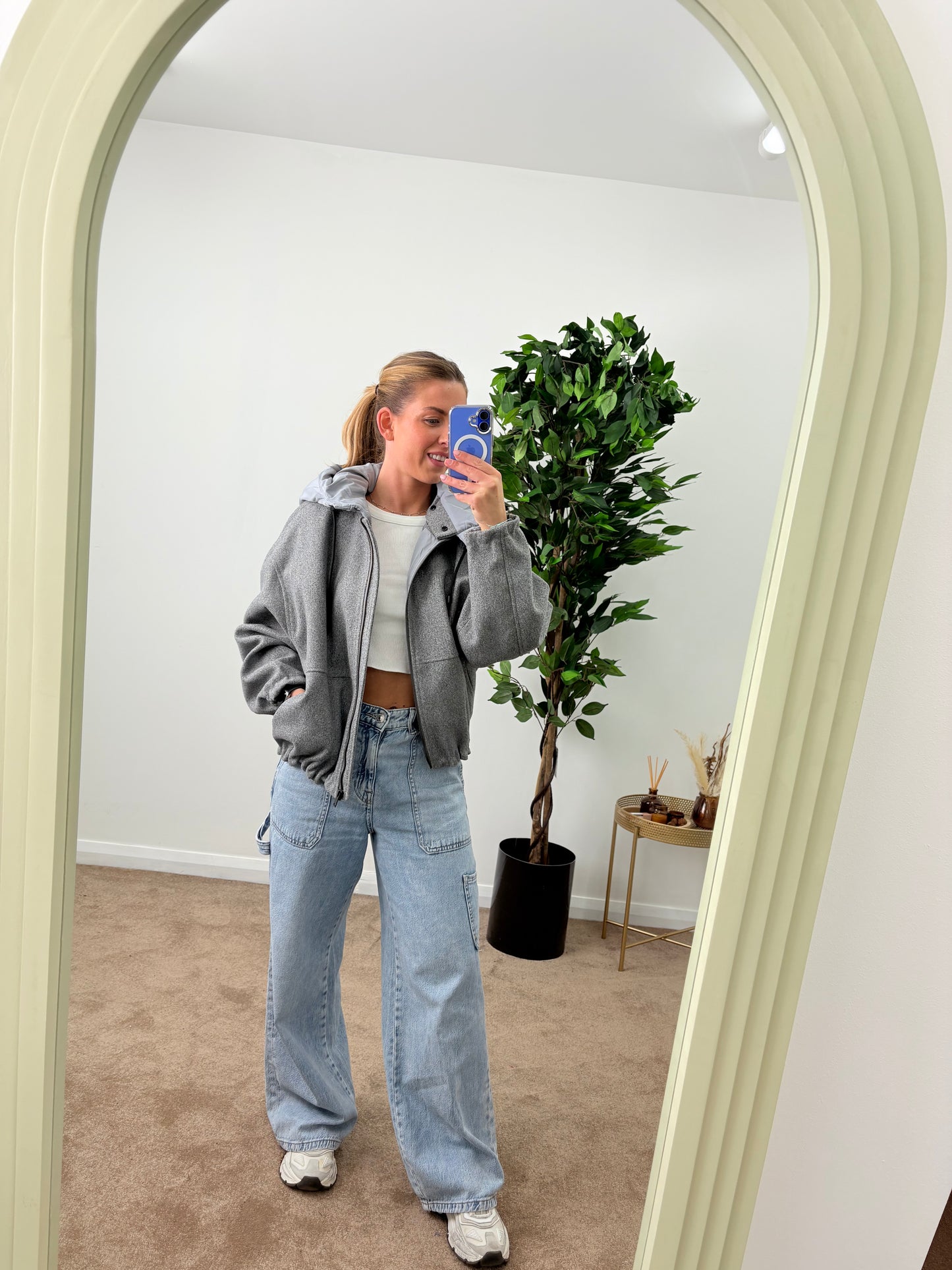 EX-George Bomber Jacket With Hood