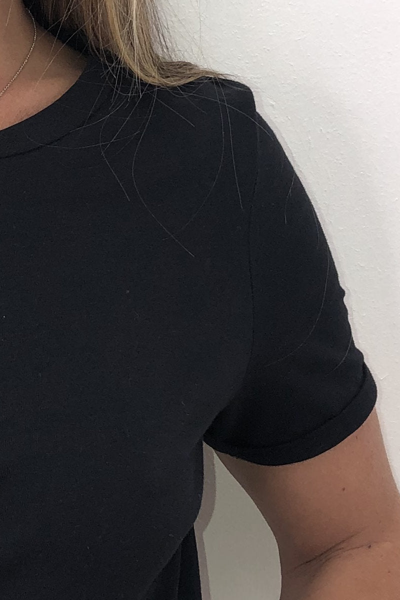 Ladies Basic Black T-Shirt