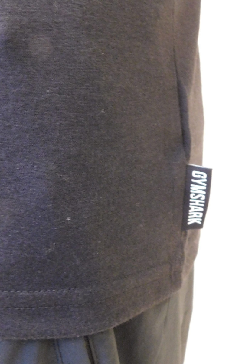 Men's GymShark Essential Long Sleeve T-Shirt Black