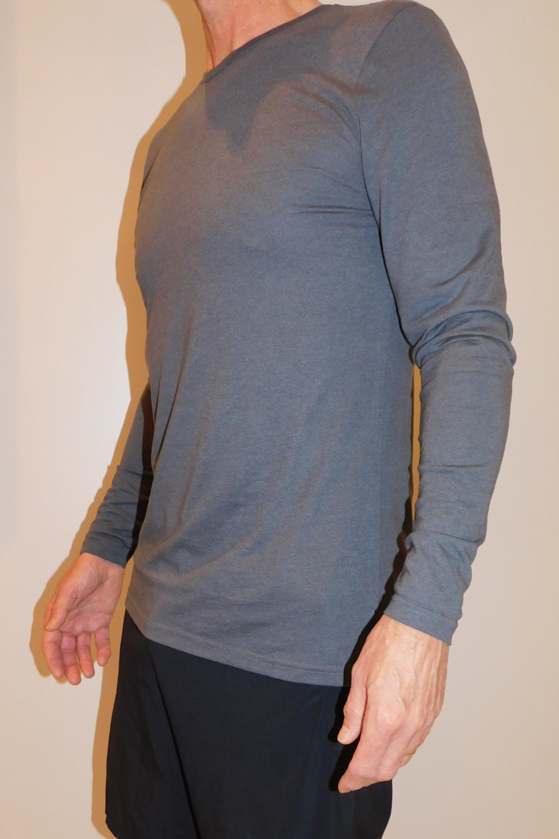 GymShark Essential Long Sleeve T-Shirt Charcoal