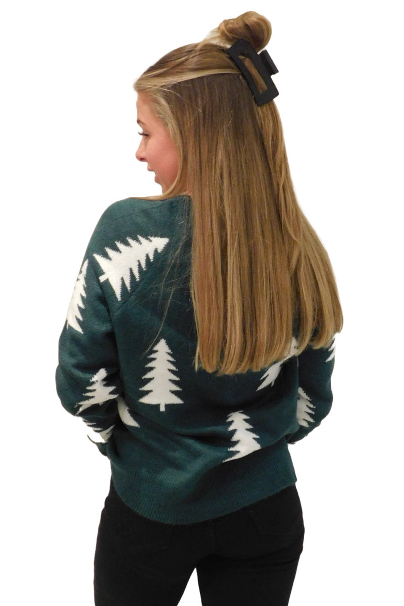 Green Christmas Tree Jumper