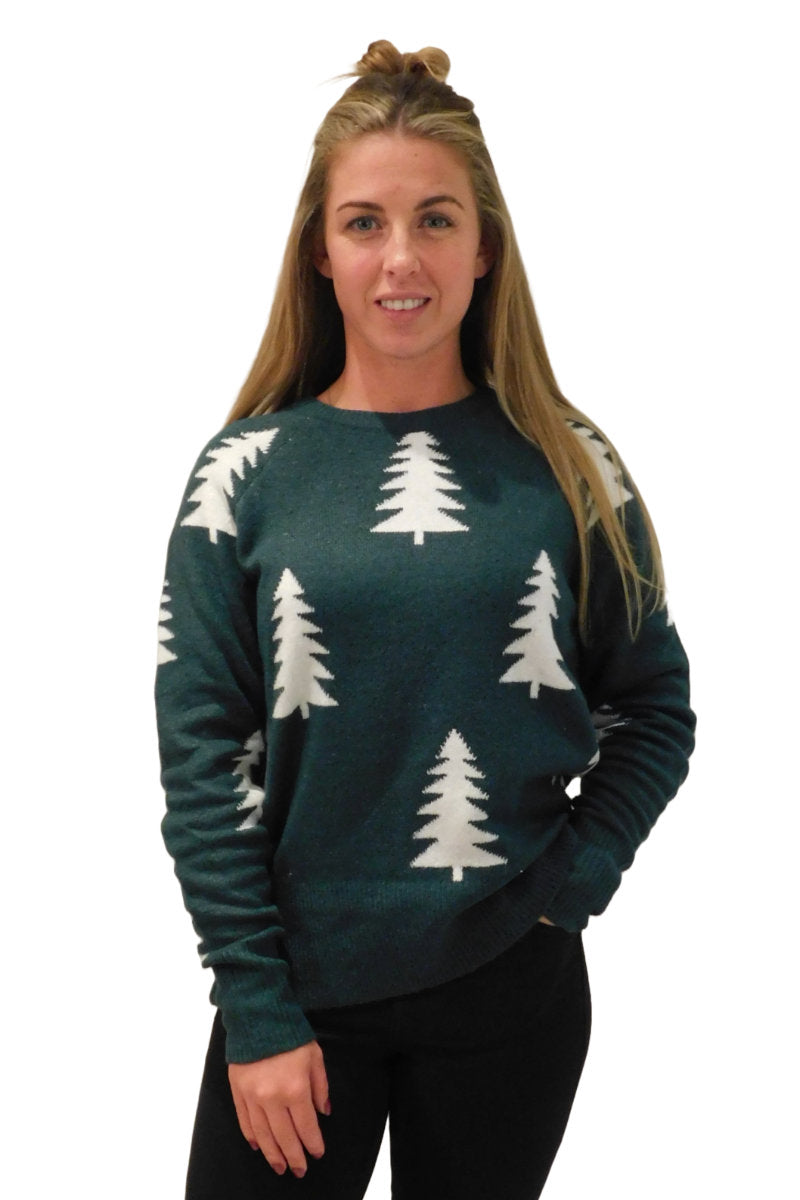 Green Christmas Tree Jumper