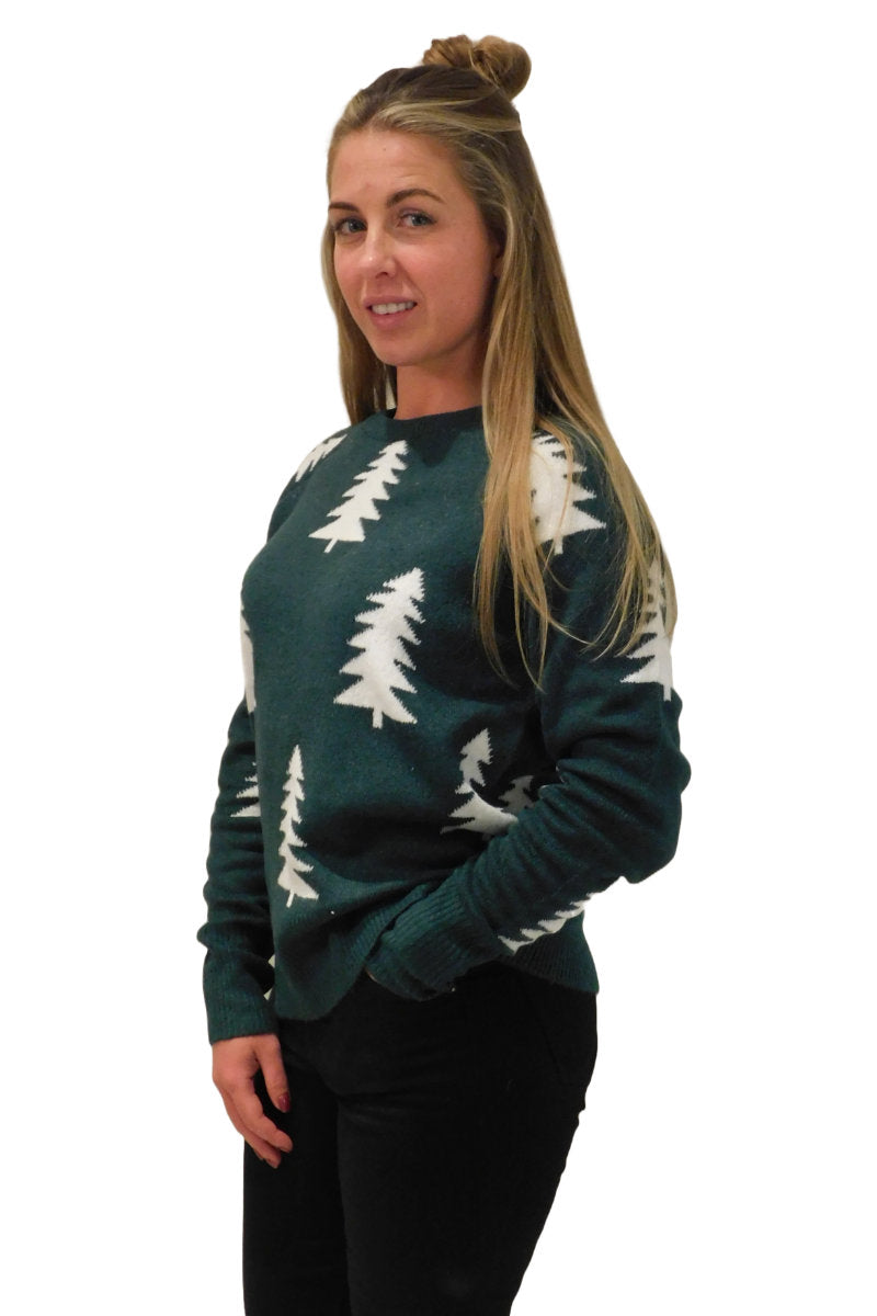 Green Christmas Tree Jumper