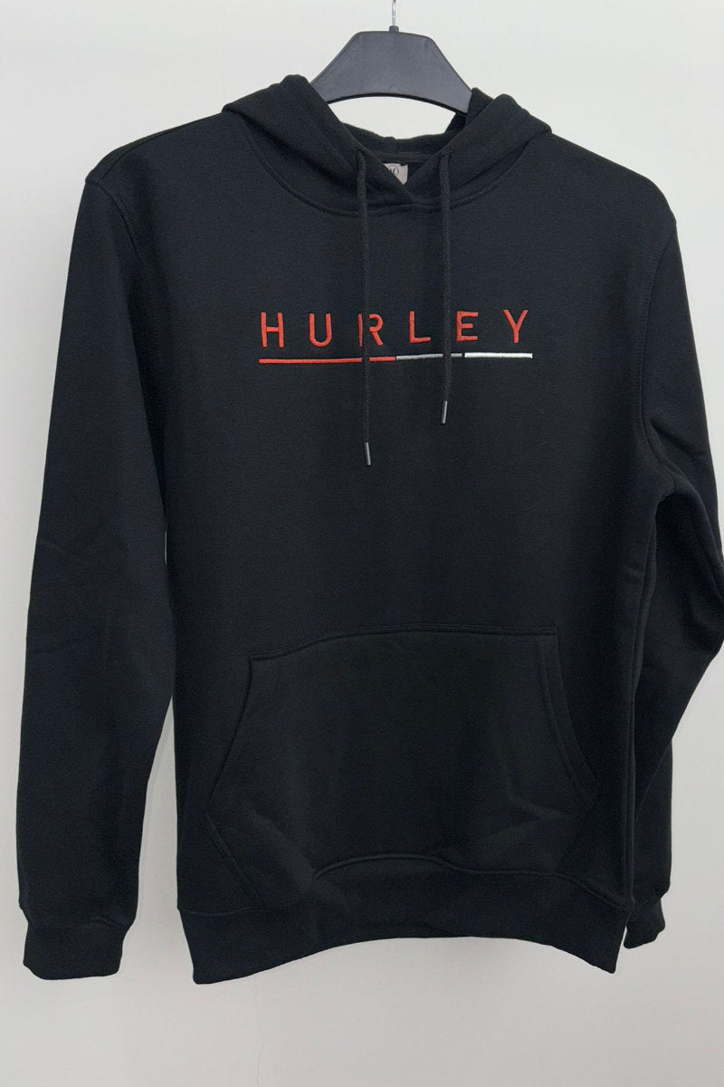 Hurley Underscore Logo Hoodie - Black