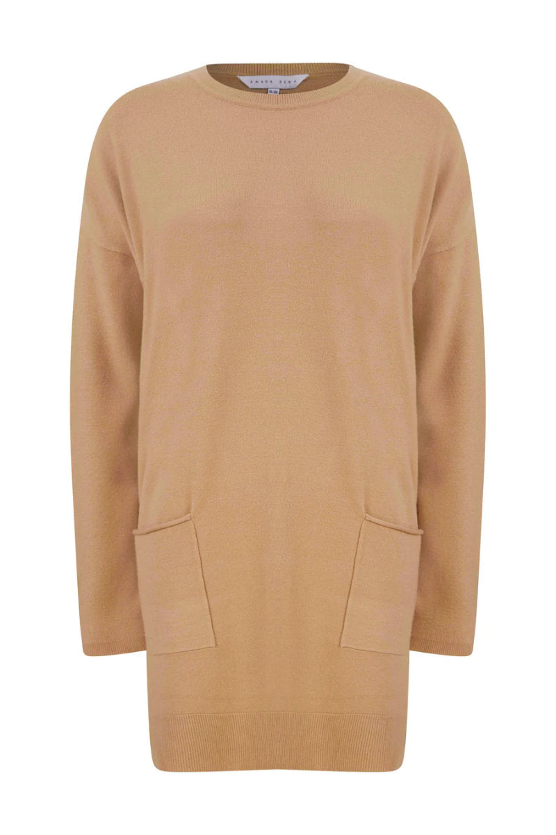 Ninette 2PC Jersey Knit Lounge Set Nougat Nut
