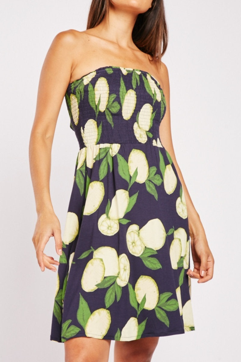 Lemon 2025 bandeau dress