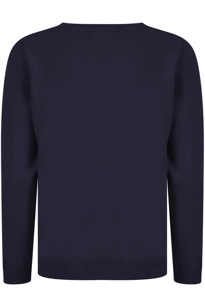 Famous Store Navy Dandelion Pearl Jumper