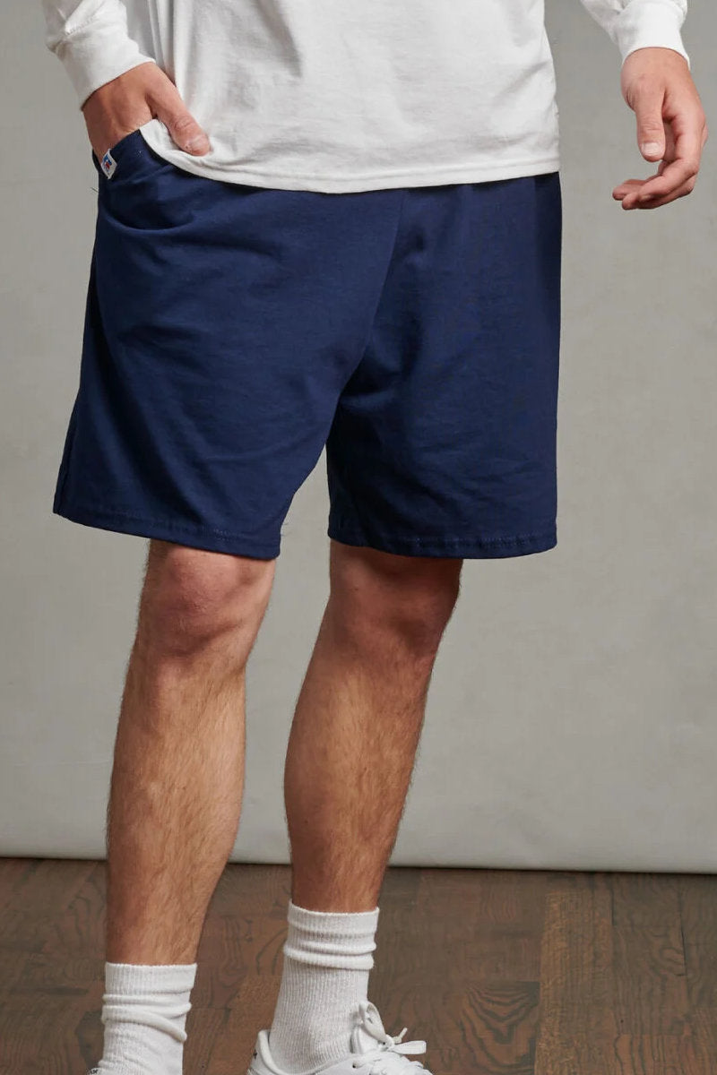 Men's Russell Athletic Cotton Shorts Navy