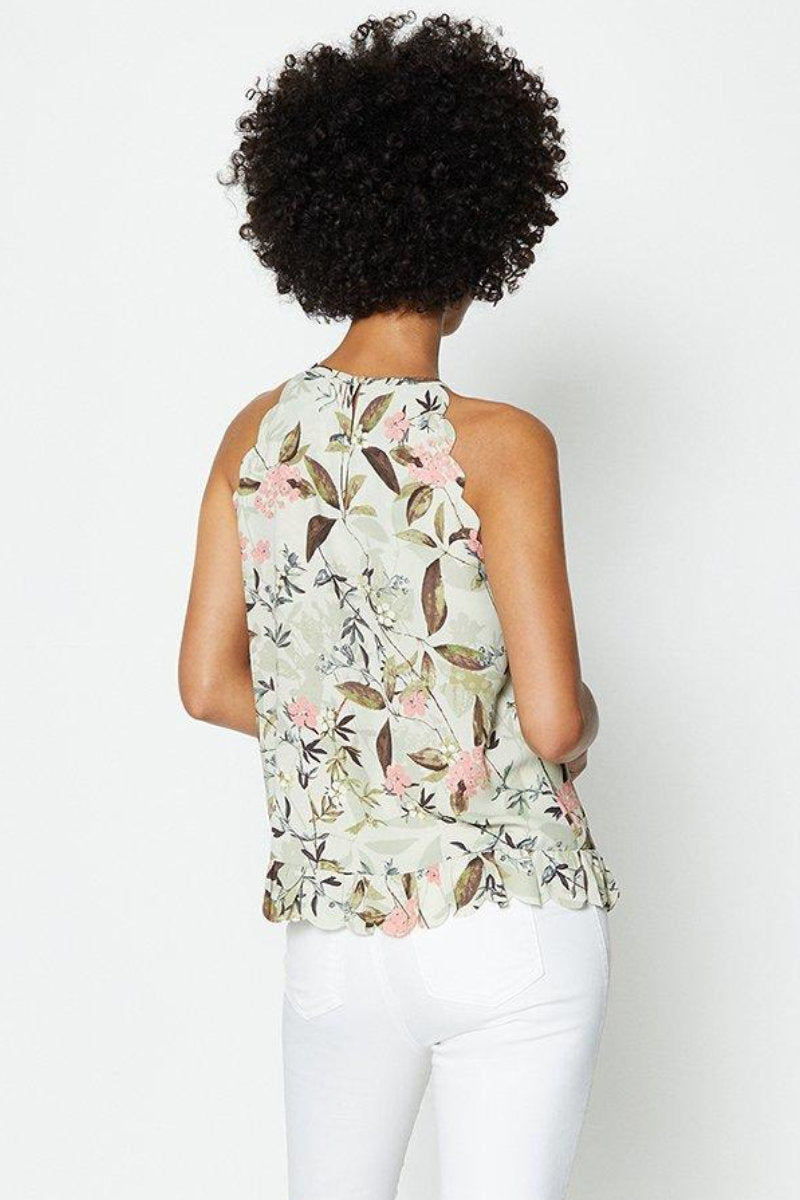Ex-Store Floral Printed Shell Top