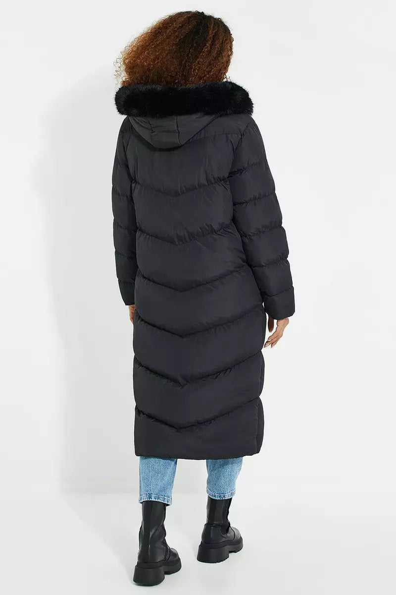 Threadbare 'Lazuli' Hooded Padded Jacket