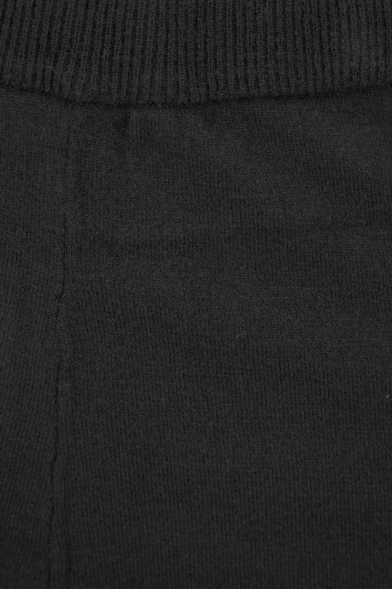 Darcey Love Heart Jersey Knit Lounge Set Black