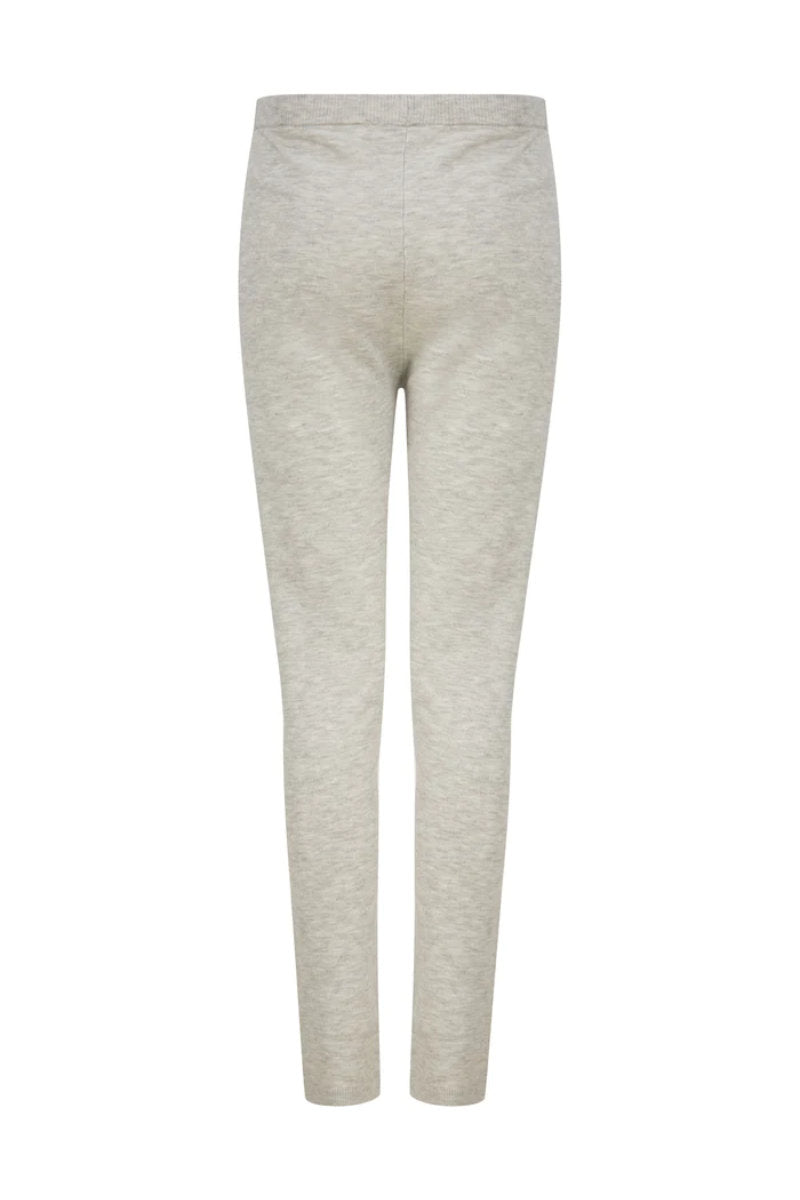 Darcey Love Heart Jersey Knit Lounge Set Silver Marl