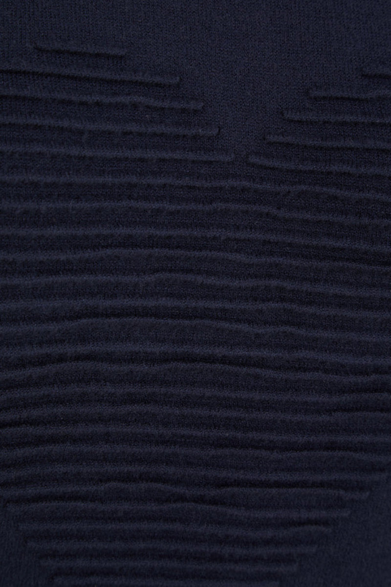 Darcey Love Heart Jersey Knit Lounge Set Navy