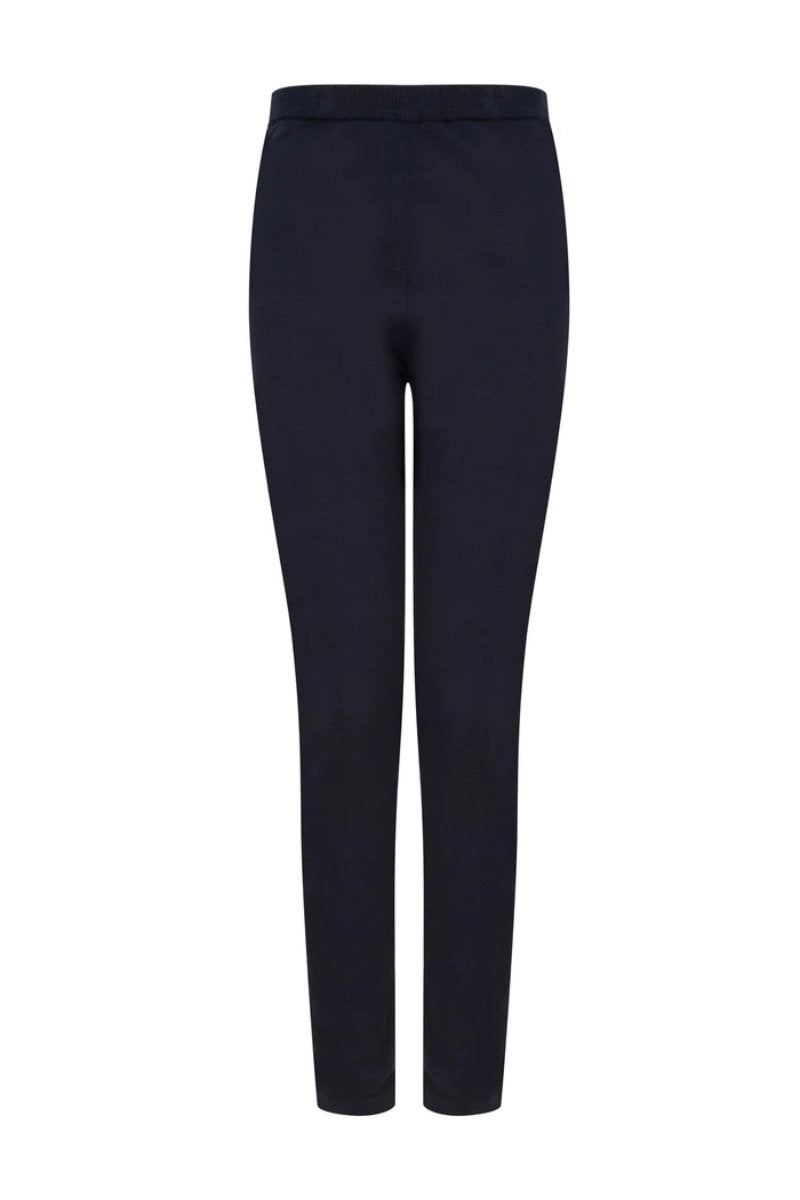 Darcey Love Heart Jersey Knit Lounge Set Navy