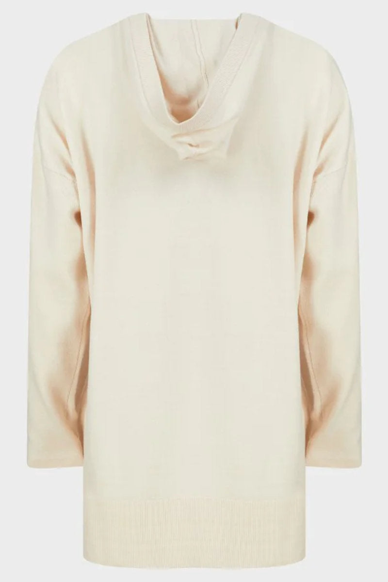 Fonteyn Star Motif Jersey Knit Lounge Set with Hood Oyster
