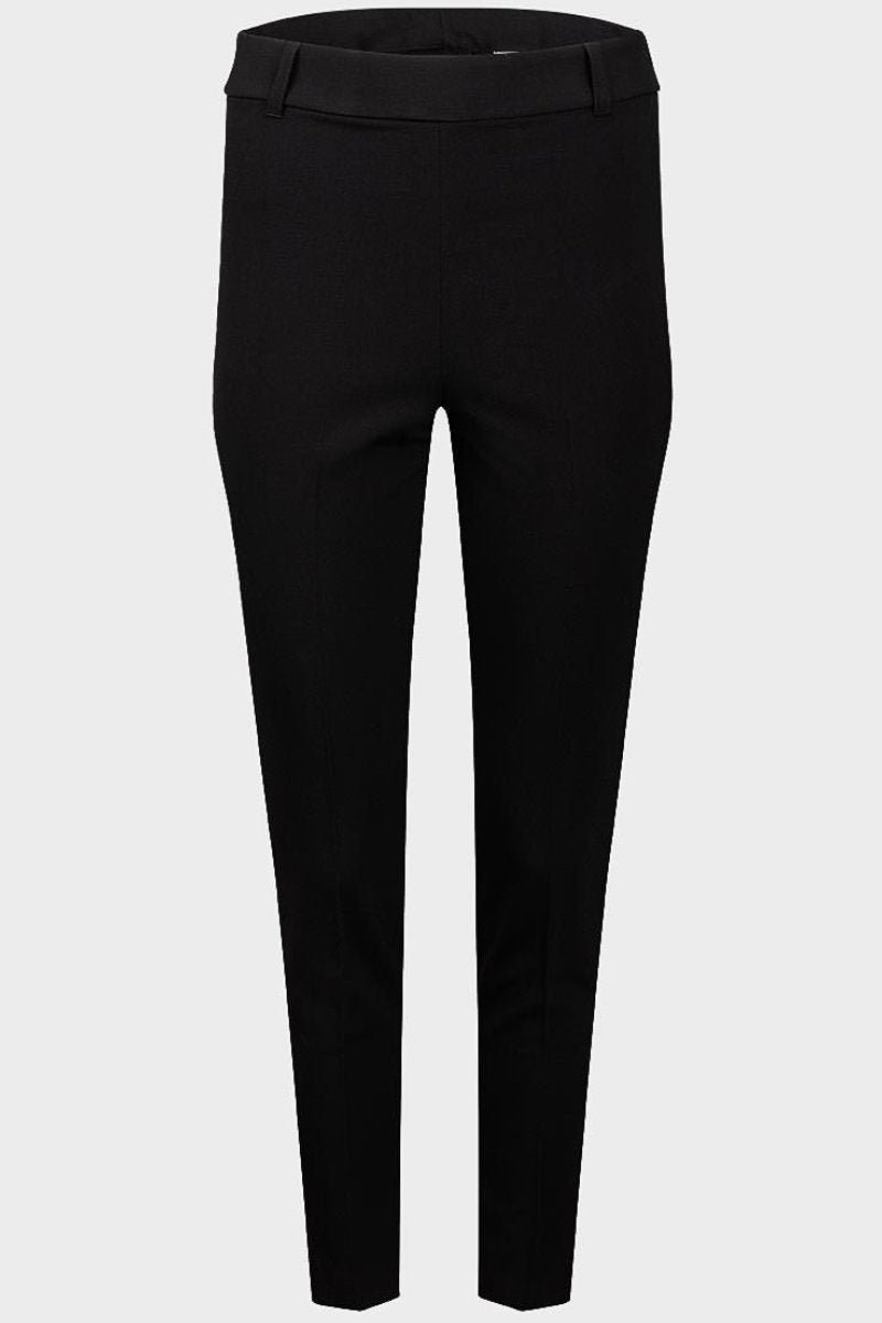 Camaieu Ladies Tapered Smart Trousers Black