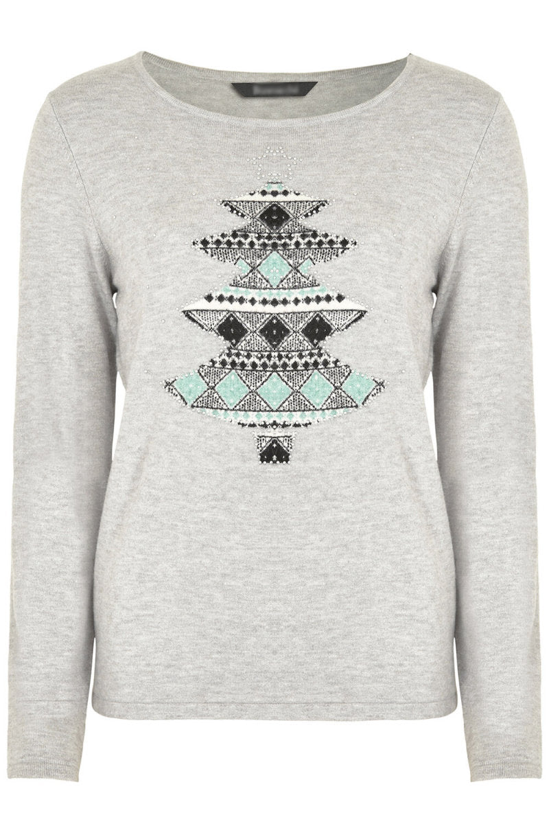 Famous Store Fairisle Christmas Tree Jumper