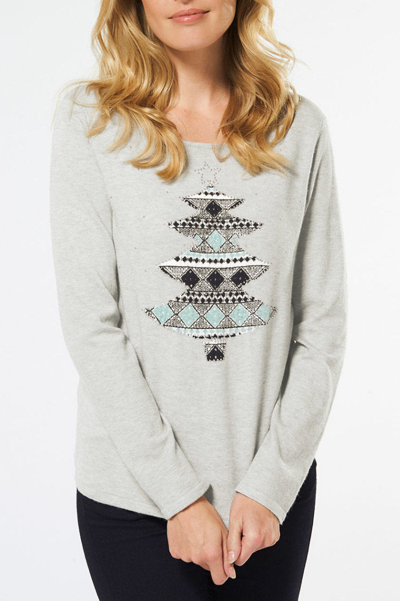 Famous Store Fairisle Christmas Tree Jumper