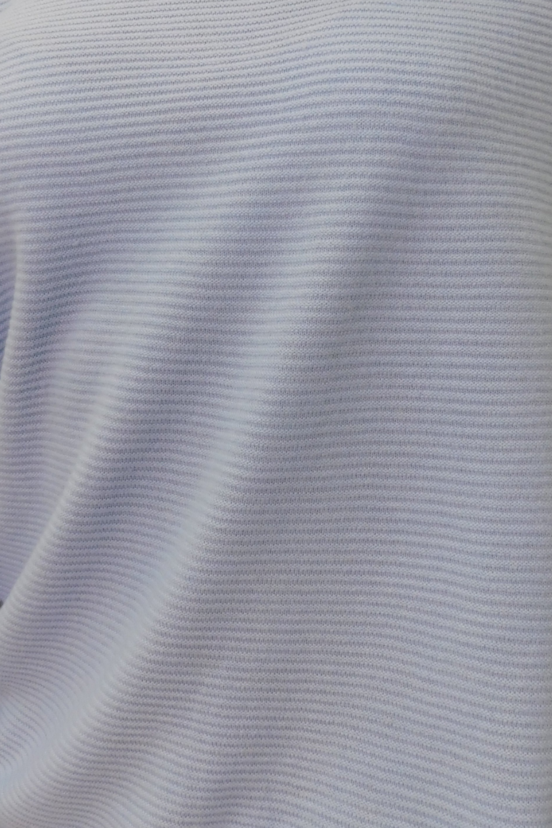 Famous Store 3/4 Sleeve Pale Blue Jumper