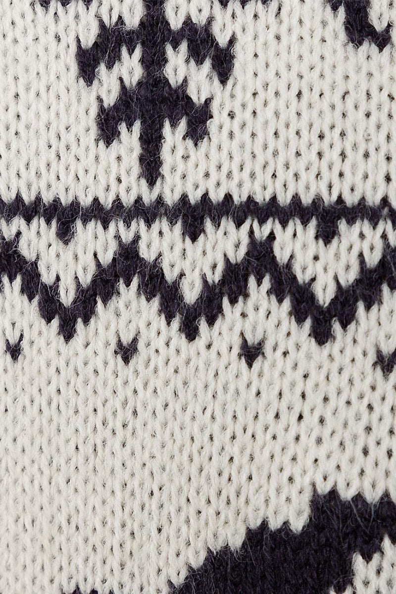 Mountain Fairisle Christmas Jumper Adults Ecru