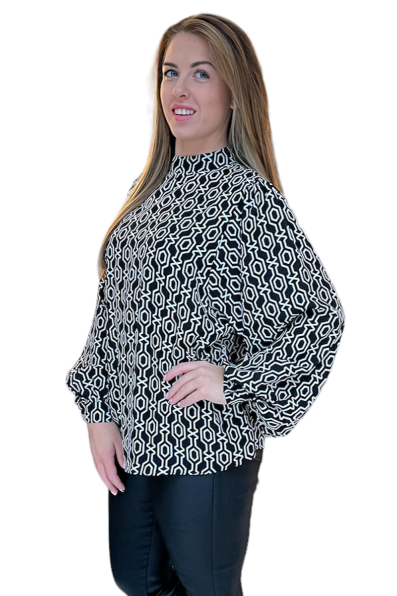 Dorothy Perkins Geo Print Blouse