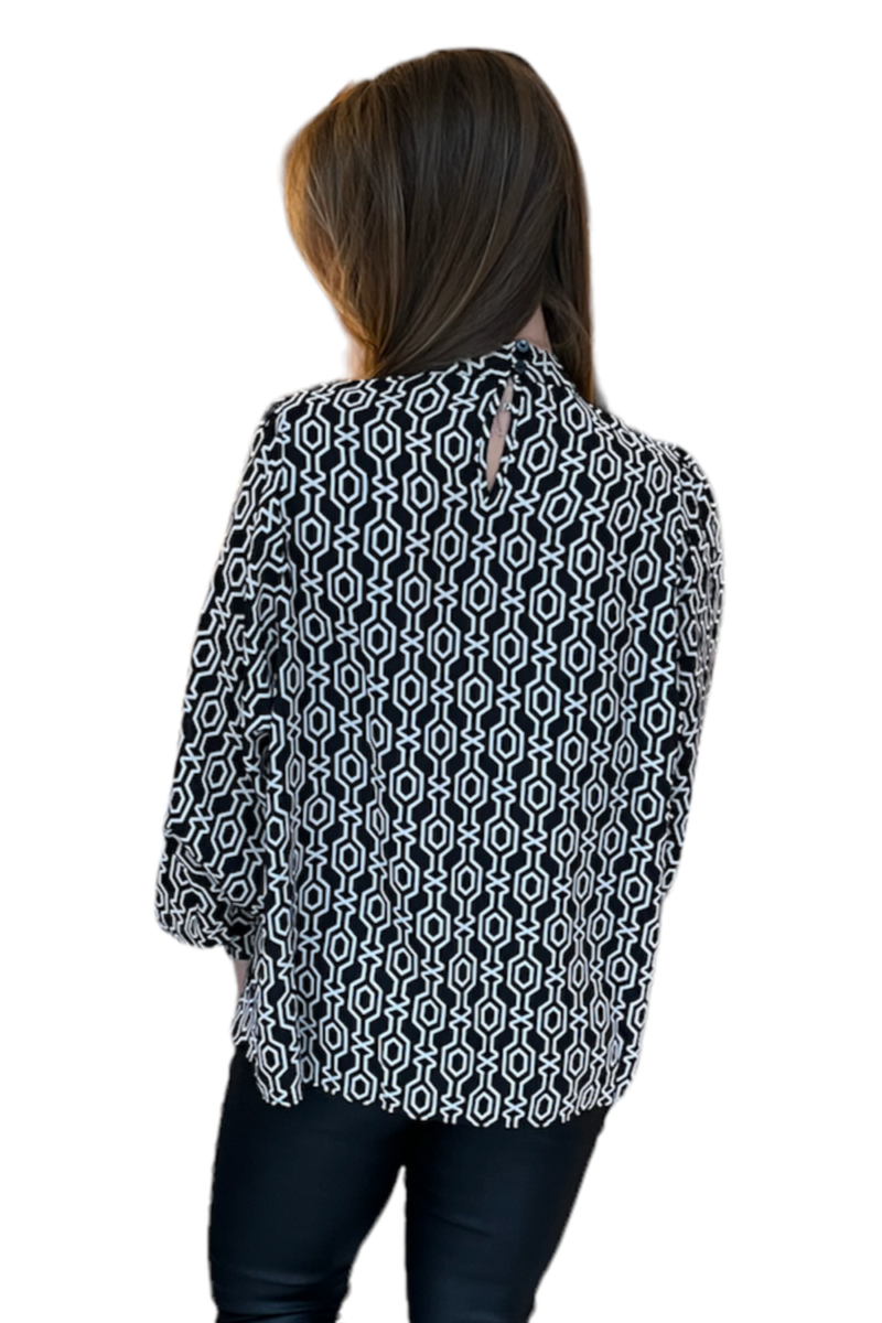 Dorothy Perkins Geo Print Blouse