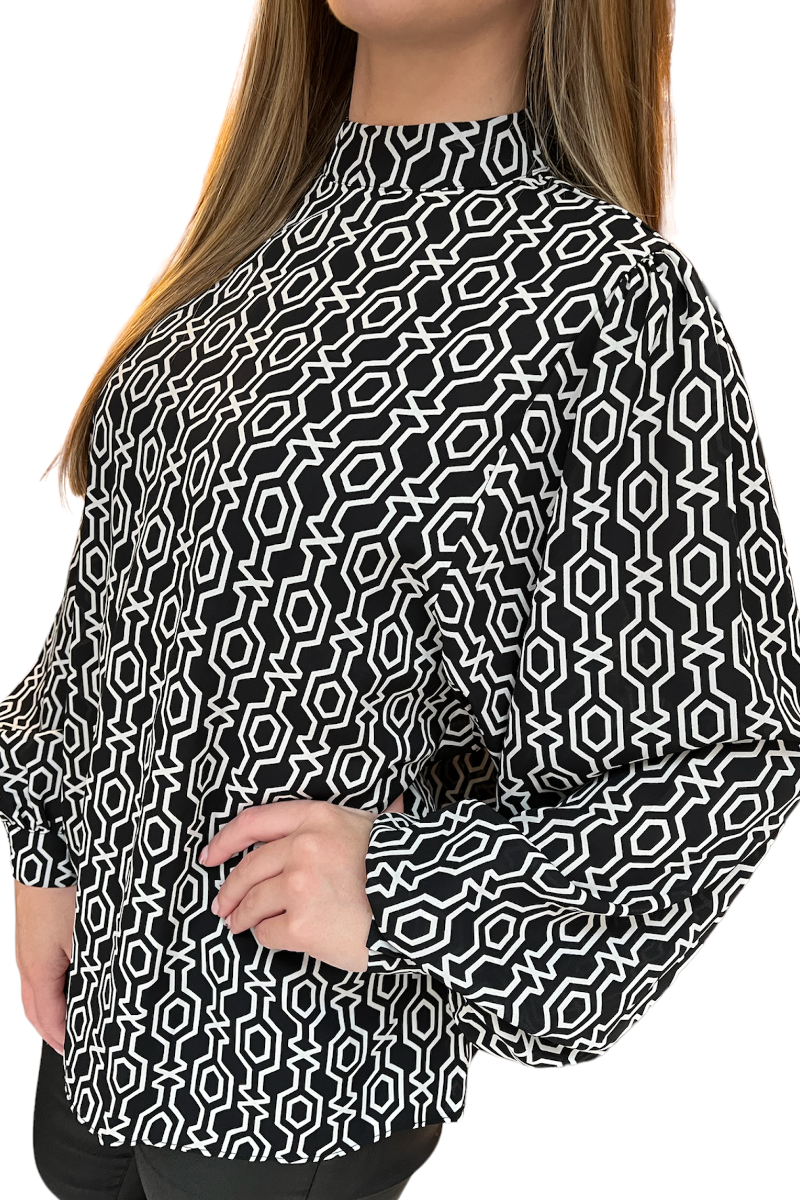 Dorothy Perkins Geo Print Blouse