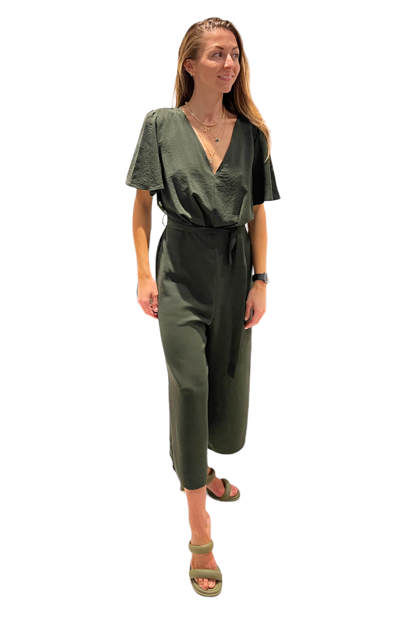 Famous Store Green Jumpsuit