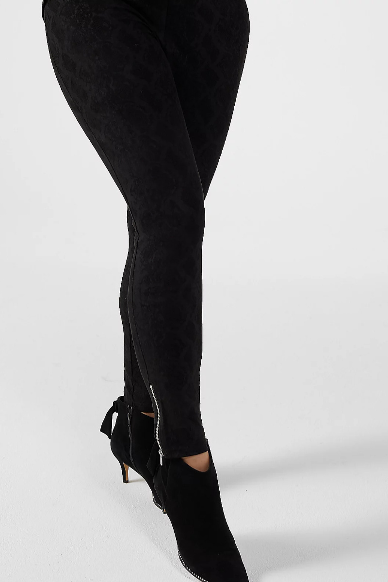 Ex Designer Label JM Snake Effect Leggings