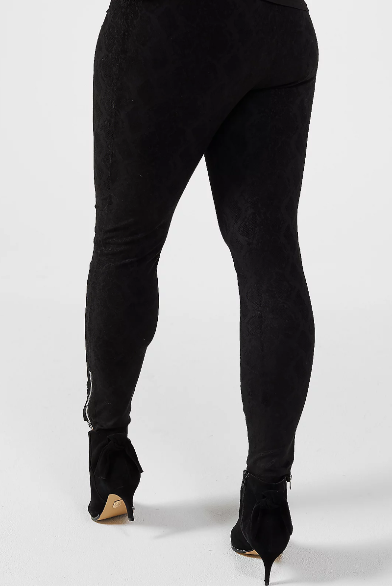 Ex Designer Label JM Snake Effect Leggings