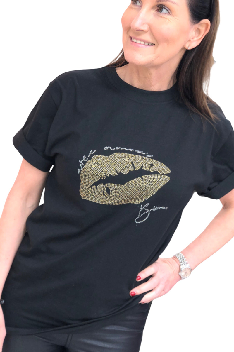 Jewelled Lip T-shirt