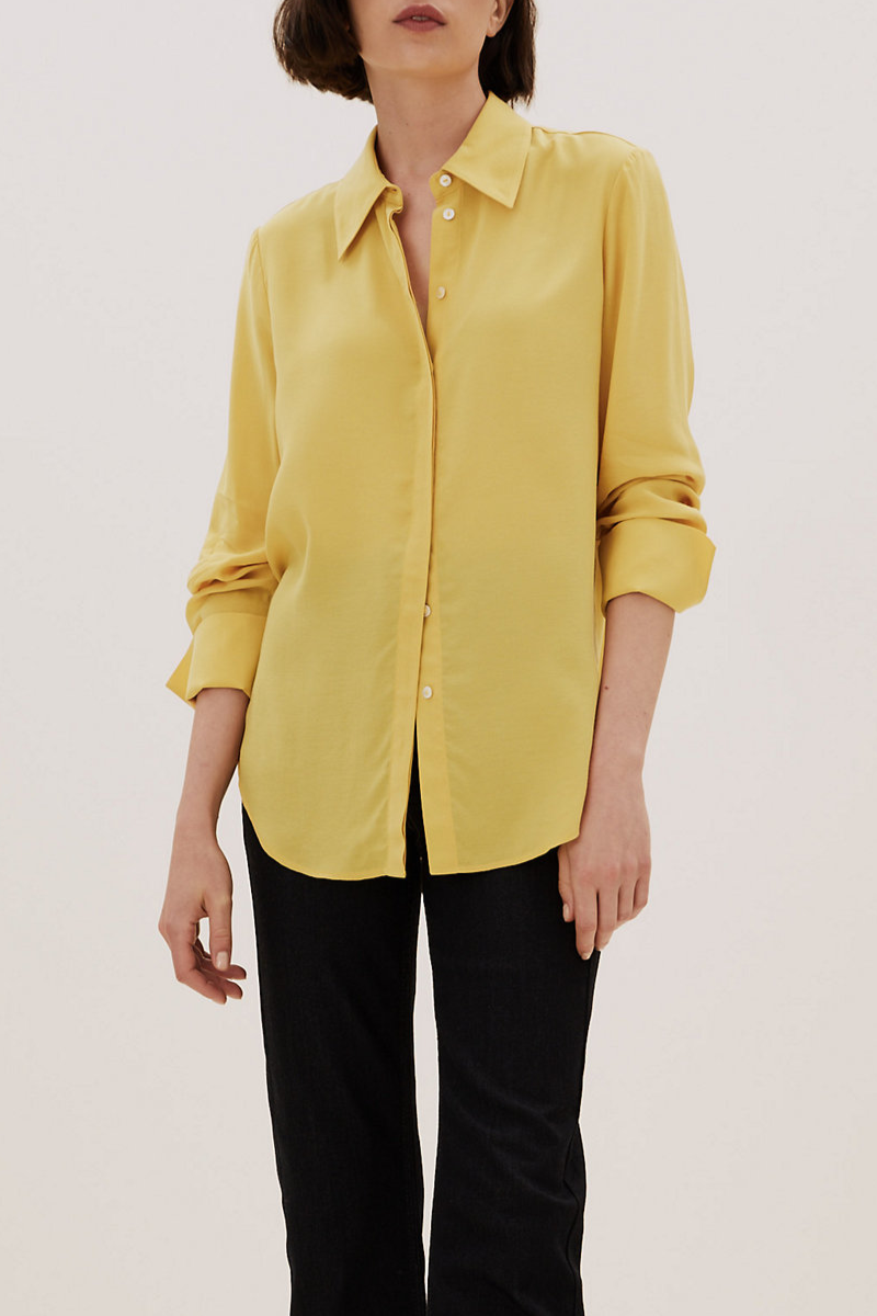 Famous Store Ochre Yellow Shirt