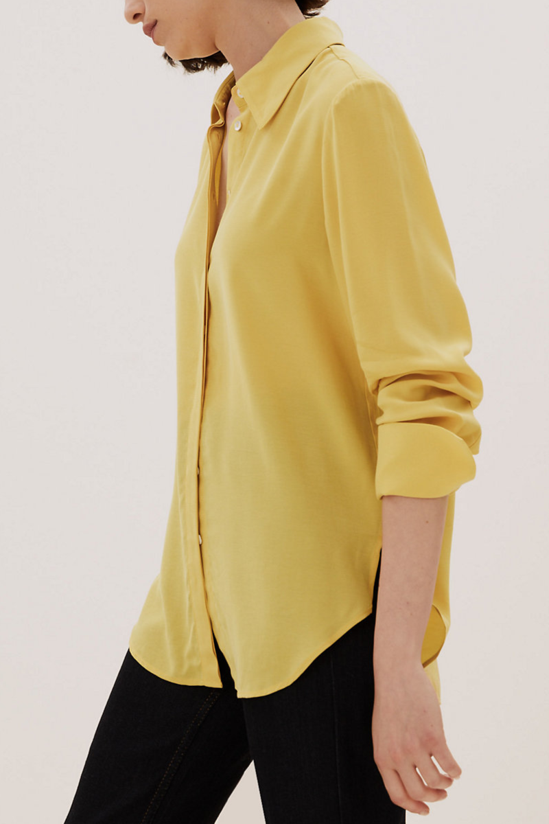 Famous Store Ochre Yellow Shirt