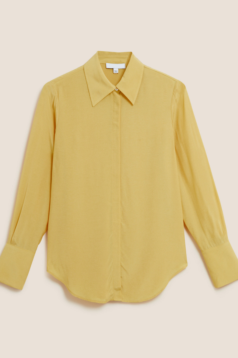 Famous Store Ochre Yellow Shirt