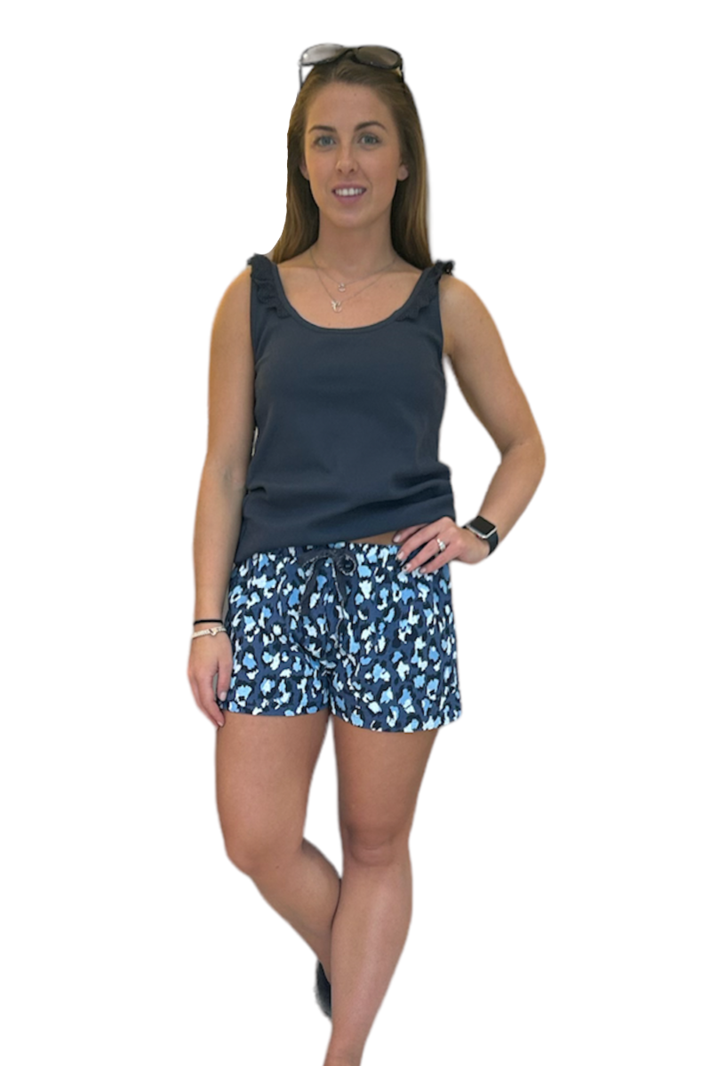 Famous Name Animal Print Short Set Pyjamas