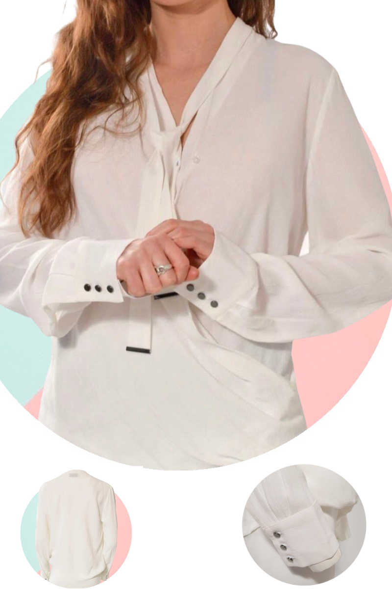 Ladies Wrap Over Blouse