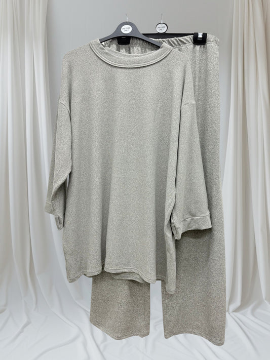 Grey Super Soft Lounge Set