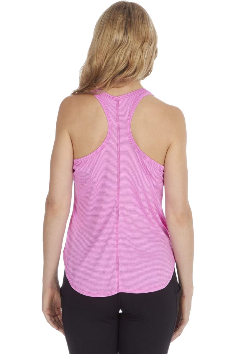 Active Racer Back Yoga Vest Tank Top Pink