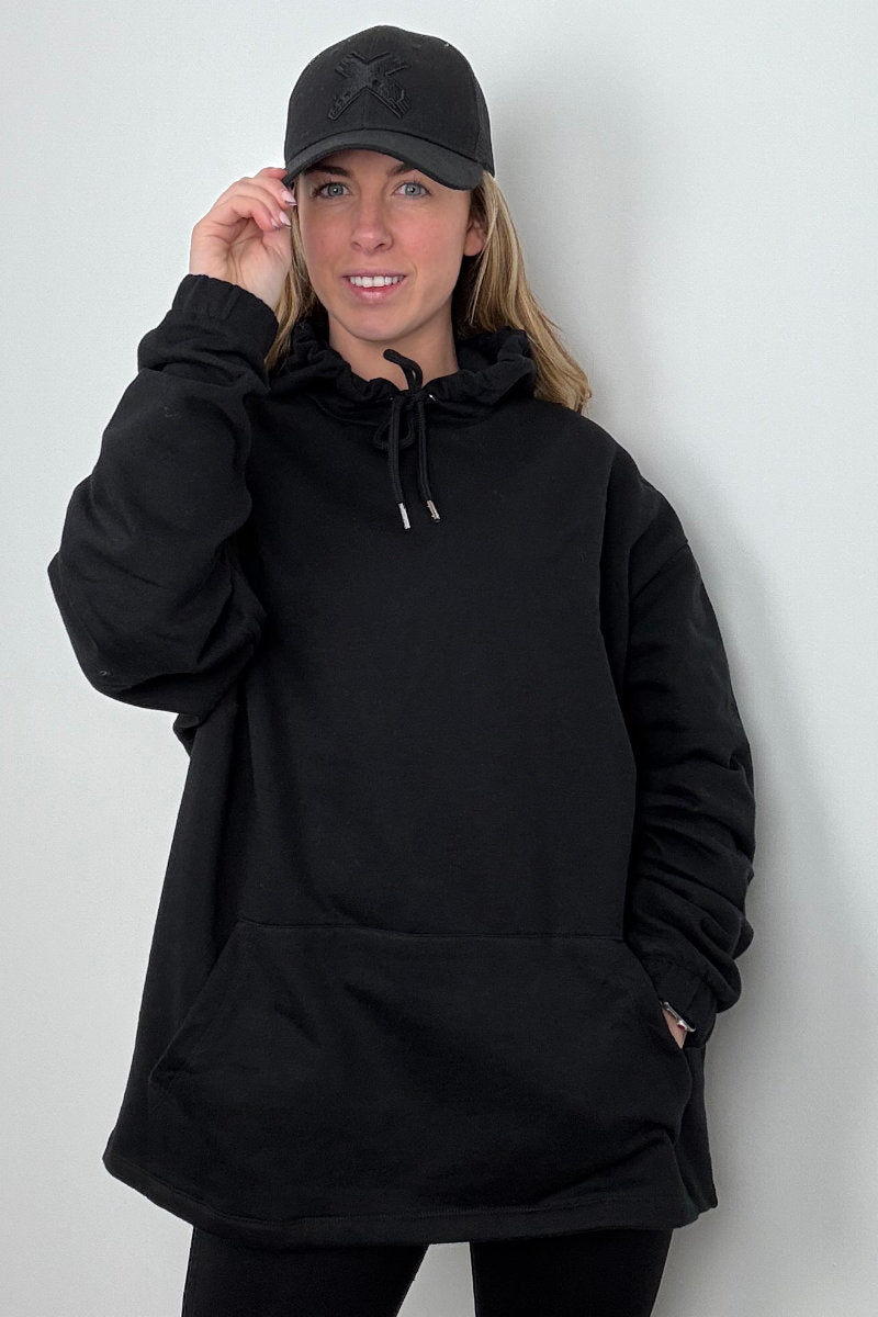 Ex Asos Ladies Black Hoodie