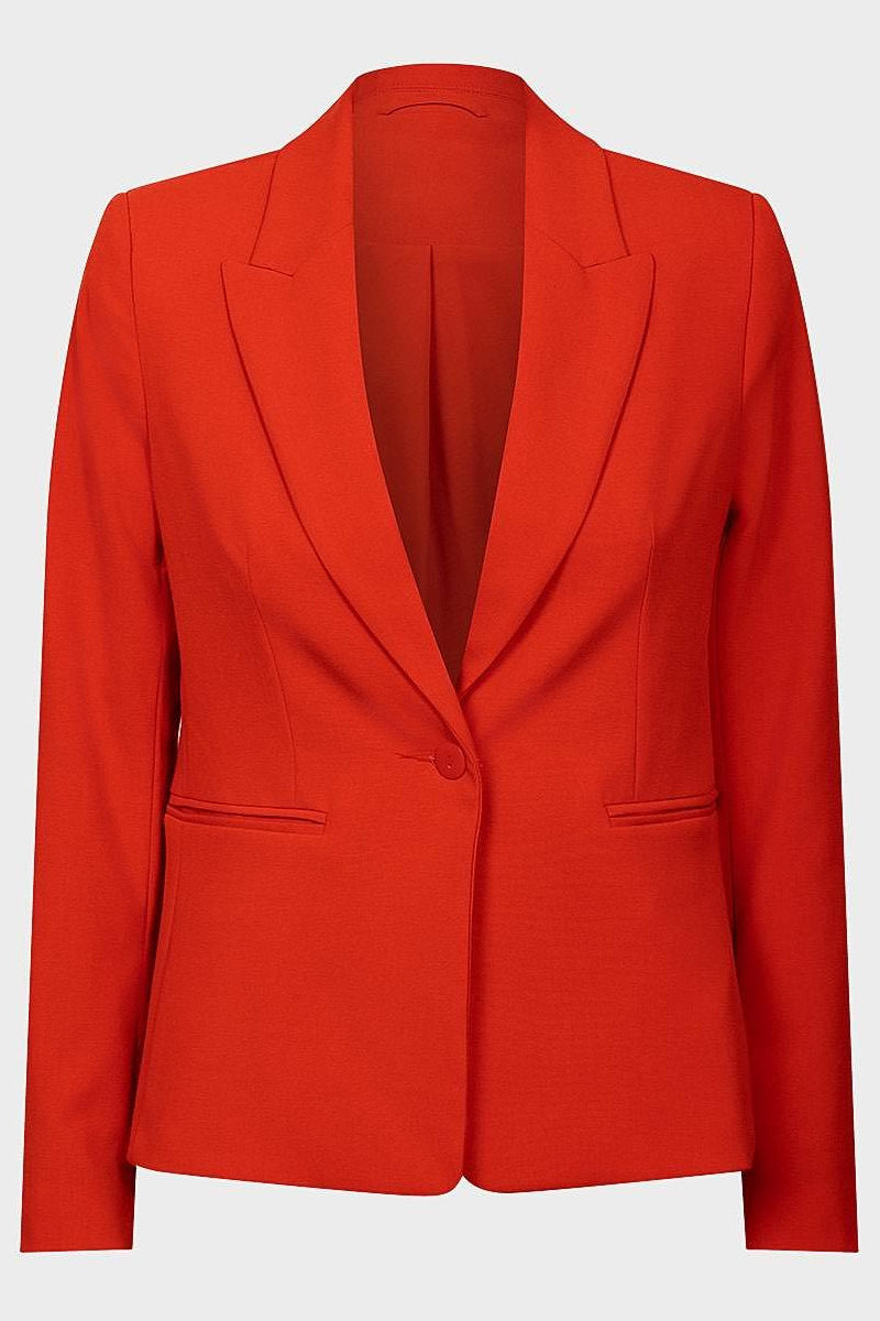 Camaieu Ladies Smart Tailored Blazer Red