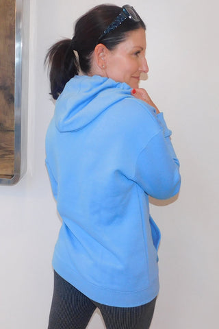 Ladies Blue Hoodie