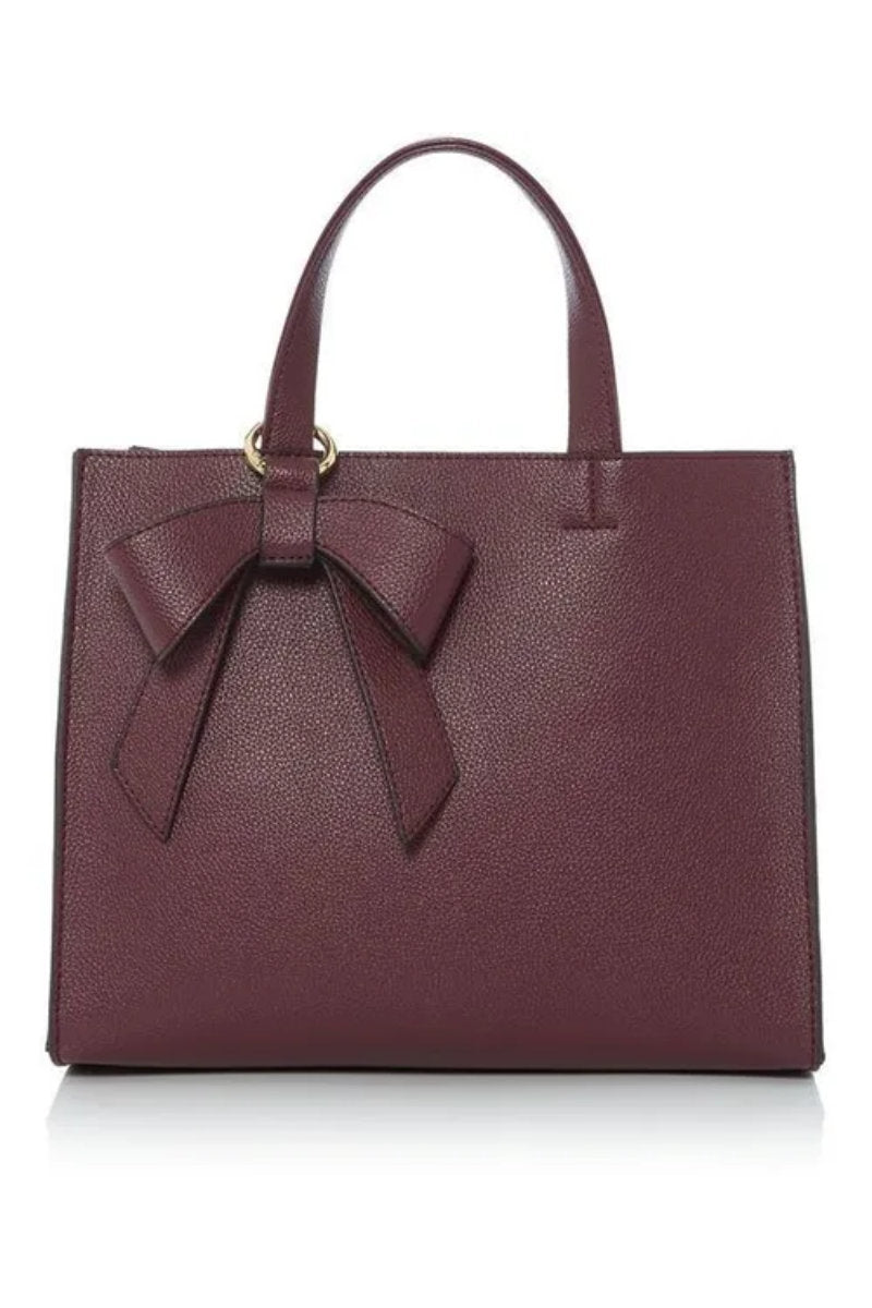 Therapy London Joy Large Tote Bag in Burgundy