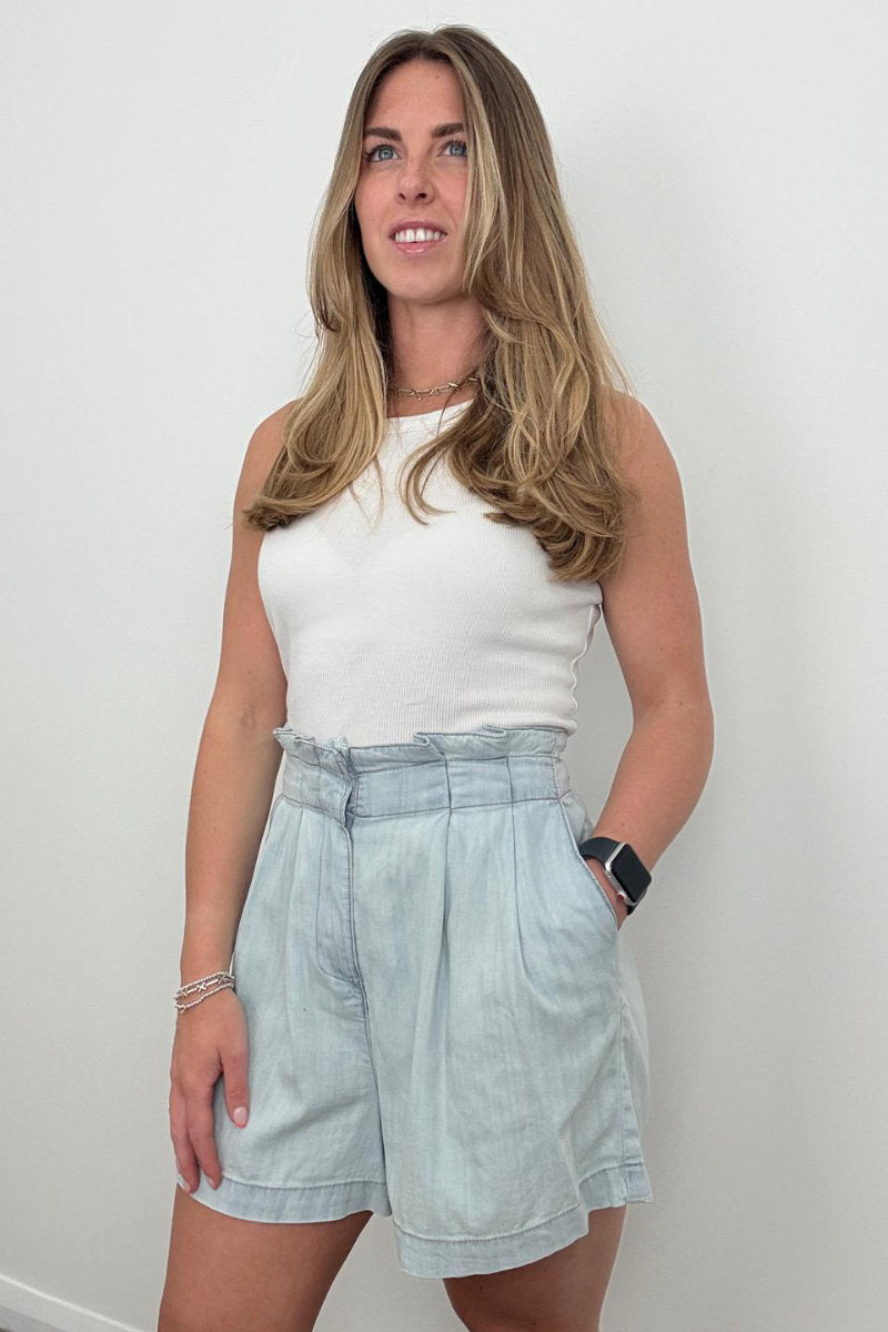 Ex F&F Chambray Shorts