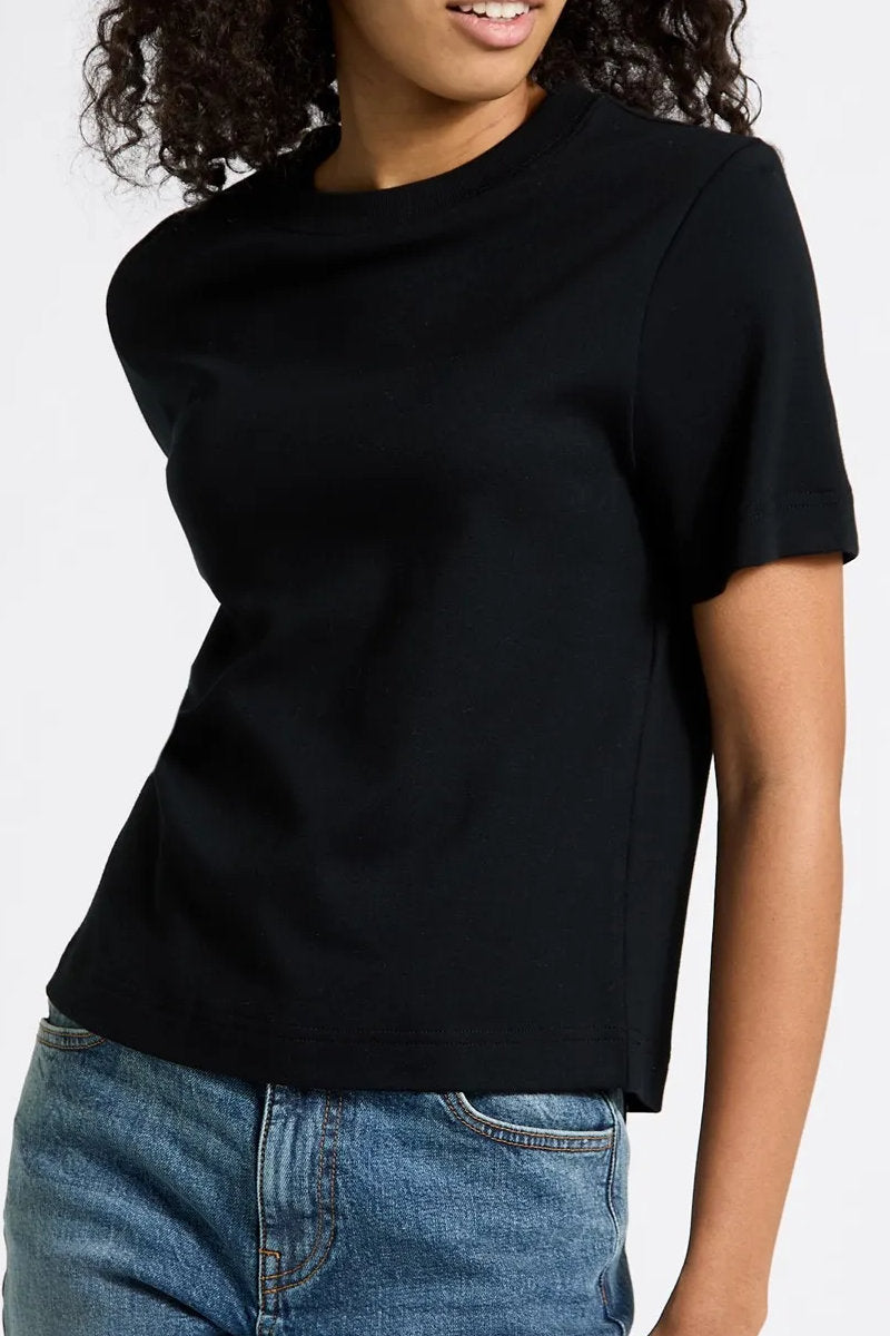 Ex Dunnes Stores Woman's Black T-Shirt