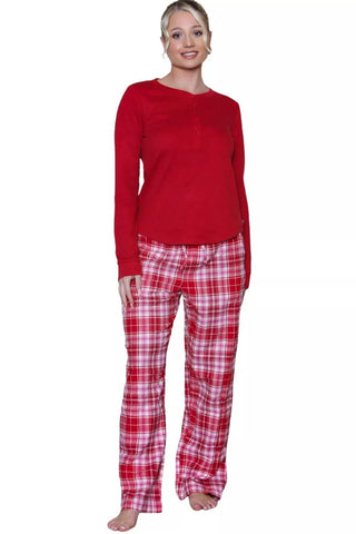 Ladies Gap Red Check Pyjamas Gift Set