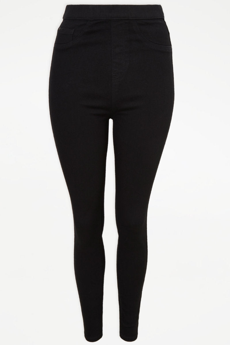 Famous Store High Waisted Black Jegging