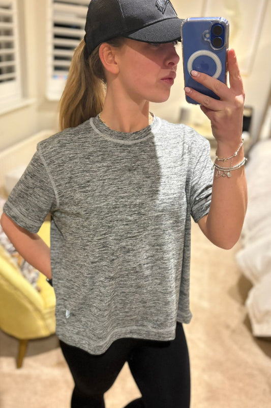 Ex George Grey Textured Active Top