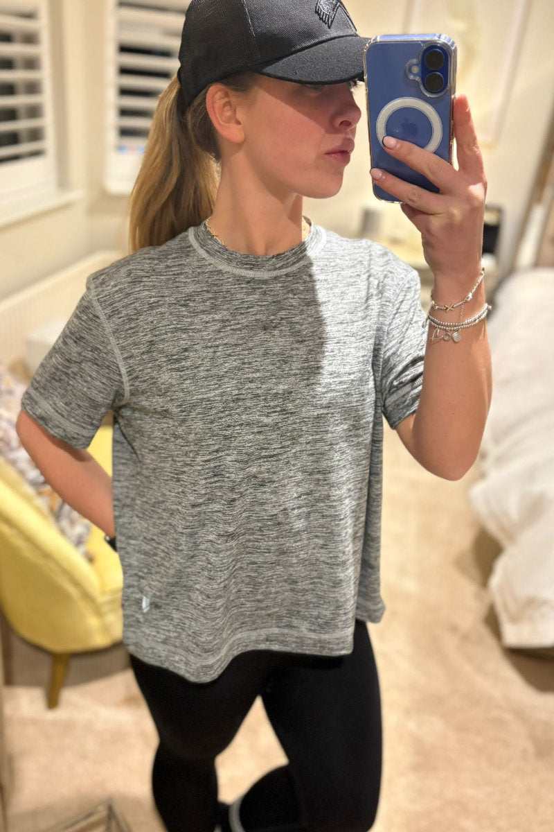 Ex George Grey Textured Active Top