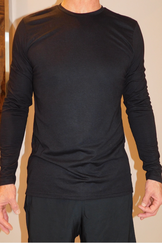 GymShark Essential Long Sleeve T-Shirt Black