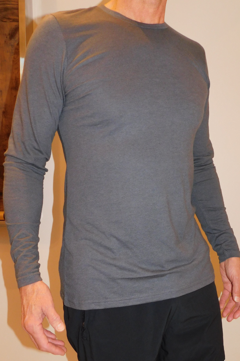 GymShark Essential Long Sleeve T-Shirt Charcoal